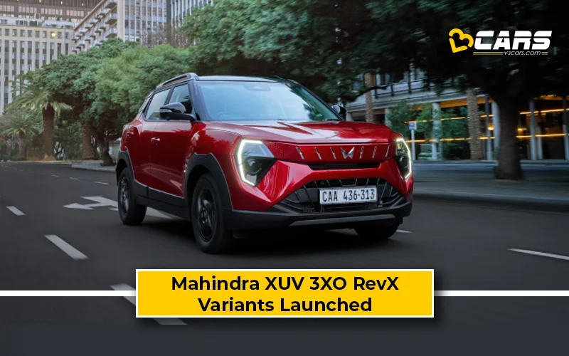 2025 Mahindra XUV 3XO RevX Variants Launched – Prices Start At Rs. 8.94 Lakh Lakh