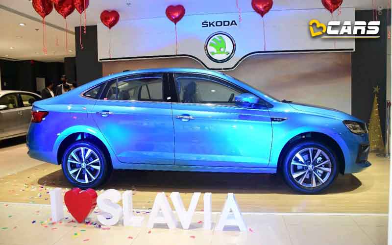 Skoda slavia starts reaching dealerships