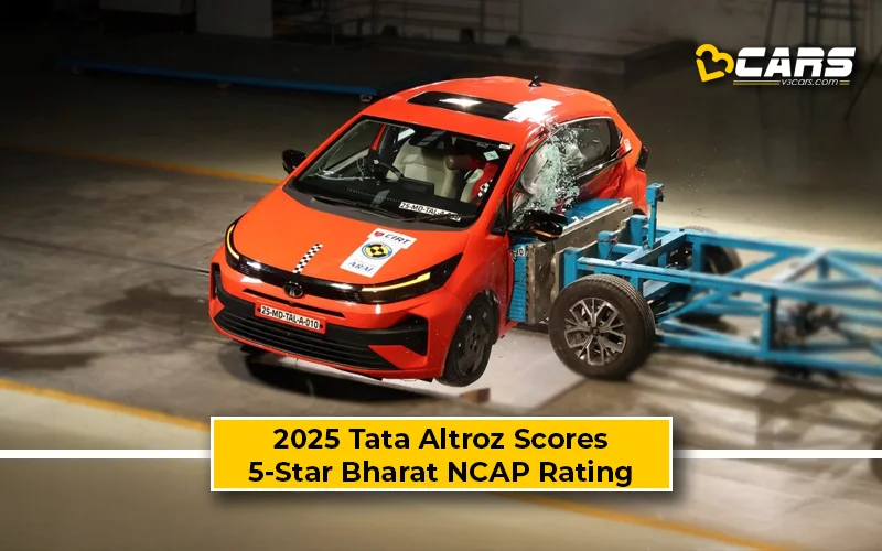2025 Tata Altroz Scores 5-Star Bharat NCAP Rating – India’s Safest Hatchback With Multiple Engine Options