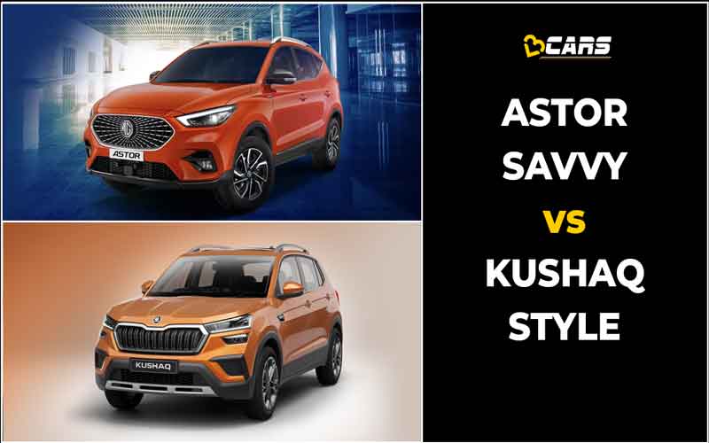 MG Astor Vs Skoda Kushaq