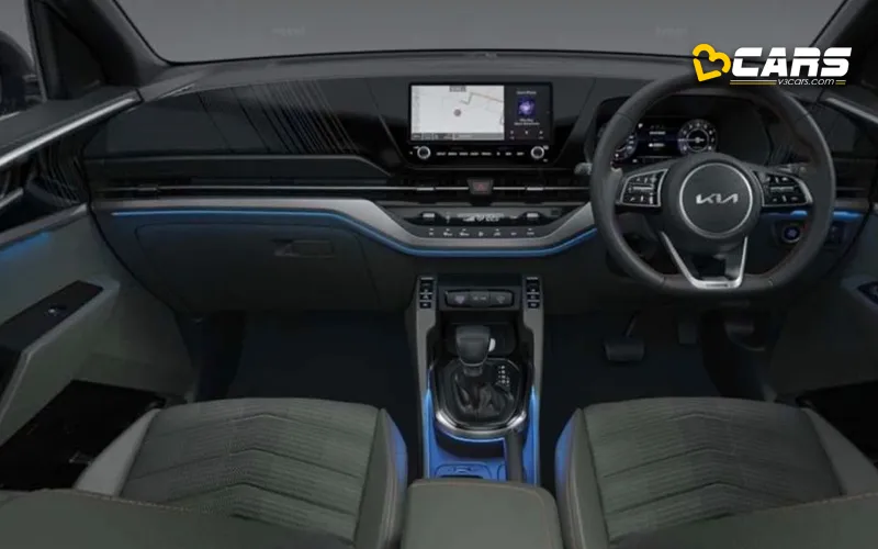 Kia carens x line showcased at bharat mobility show 2024