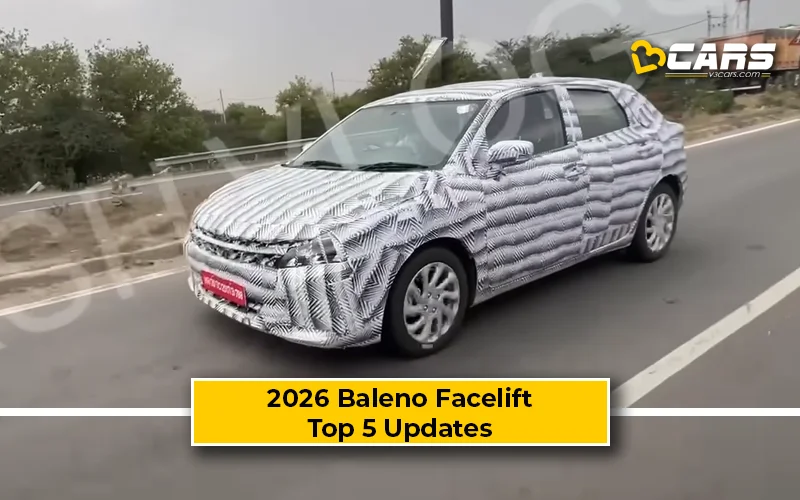 2026 Maruti Suzuki Baleno Facelift — Top 5 Expected Changes