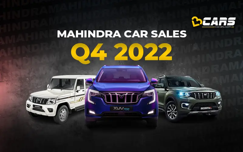 Mahindra Car Sales Q4
