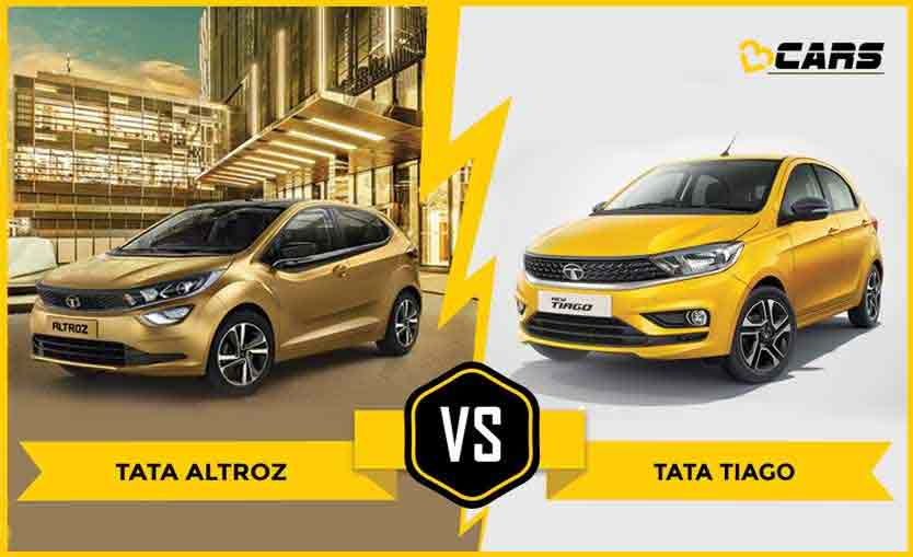 Tata Altroz vs Tata Tiago dimensions