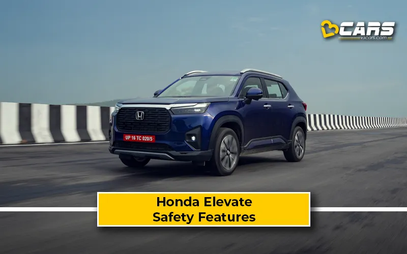 Honda Elevate Standard Safety Features And Variant-wise Comparison