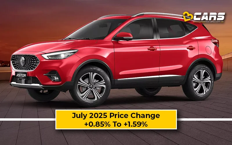 #FirstSpot – July 2025 MG Astor Price Change — Hiked By Up To 19k