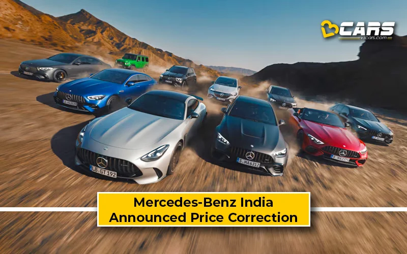 Mercedes-Benz India Announced 2% Price Correction