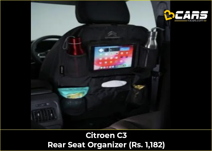 Citroen C3 Rear Seat Organizer (Rs. 1,182)