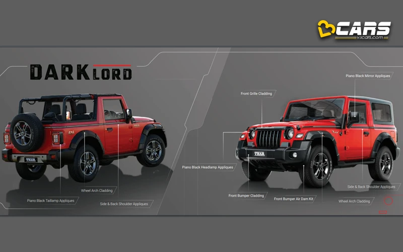 Mahindra thar official accessories price list