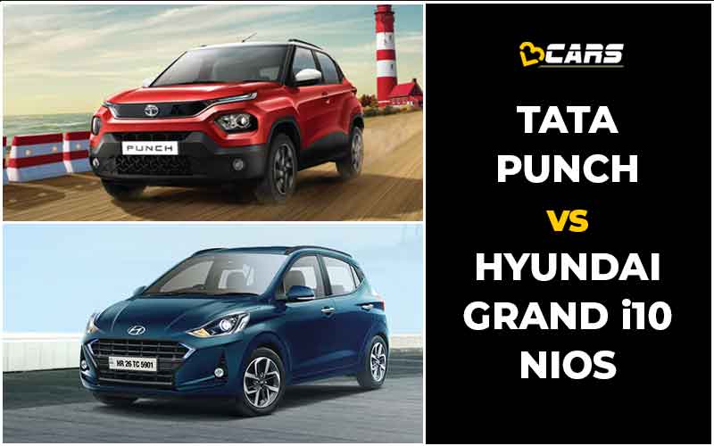 Tata Punch Vs Hyundai Grand i10 Nios