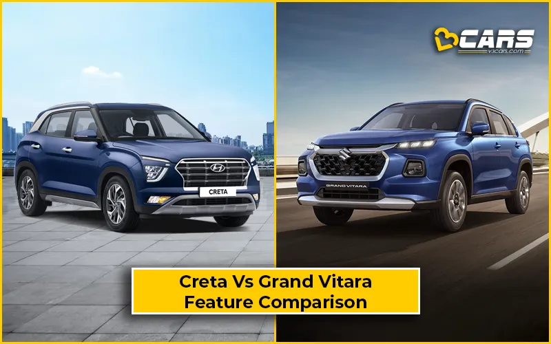 Hyundai Creta Vs Maruti Nexa Grand Vitara - Top Variant Feature Comparison