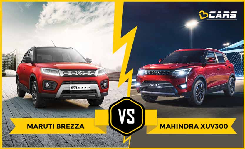 Vitara Brezza Facelift vs Mahindra XUV300