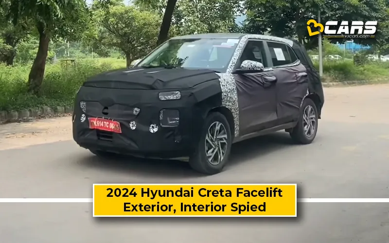2024 Hyundai Creta Facelift Spotted Inside And Out