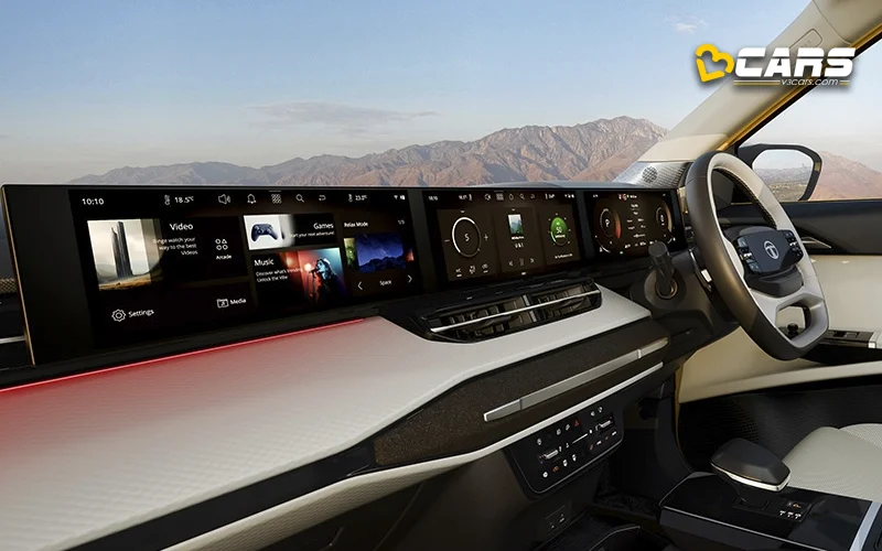 Tata Sierra Triple-Screen Layout