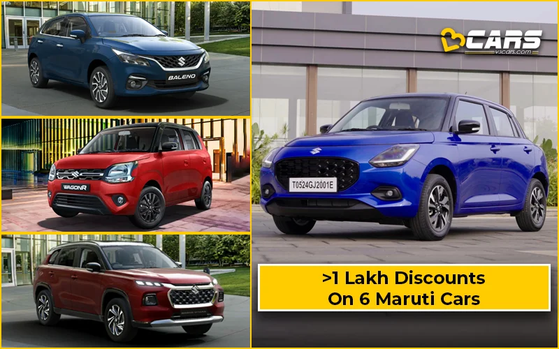 6 Maruti Cars With More Than Rs. 1.0 Lakh Discount In June 2025