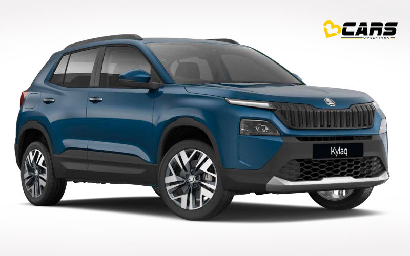 2026 Skoda Kylaq Blue Colour