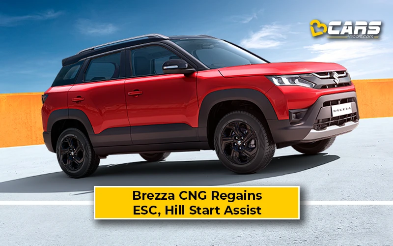 Maruti Brezza CNG Regains ESC, HSA – Prices Unchanged