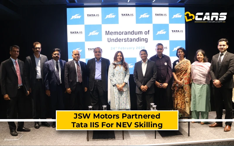 JSW Motors Partnered Tata IIS For NEV Skilling