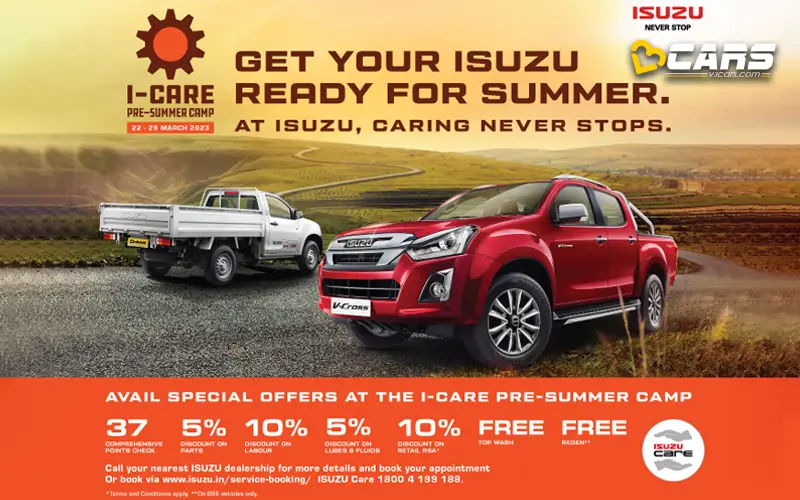 Isuzu motor india announce service camp