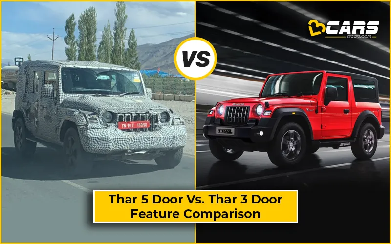 Mahindra Thar 5 Door Features Over Thar 3 Door