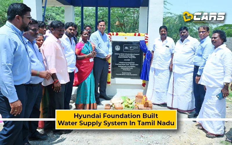 Hyundai Foundation Strengthen Rural Water Access In Tamil Nadu