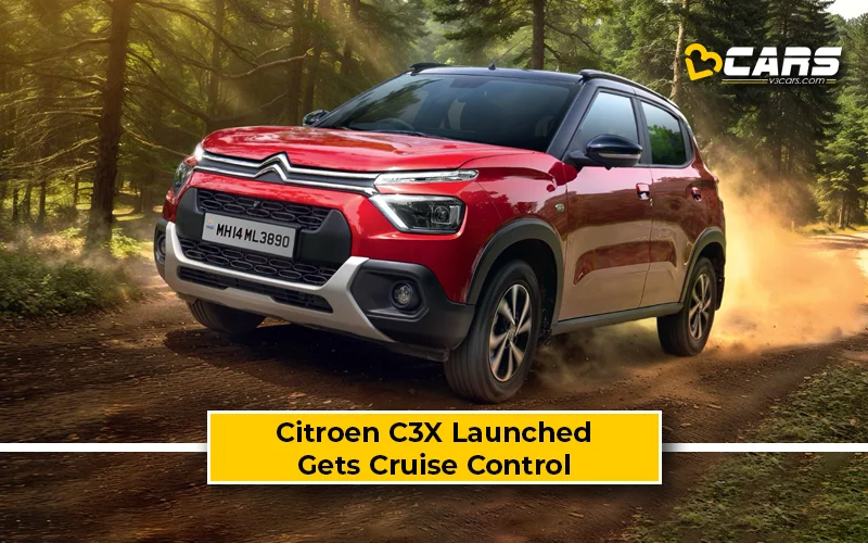 2025 Citroen C3X Launched; Prices Reduced By Up To Rs. 1.29 Lakh