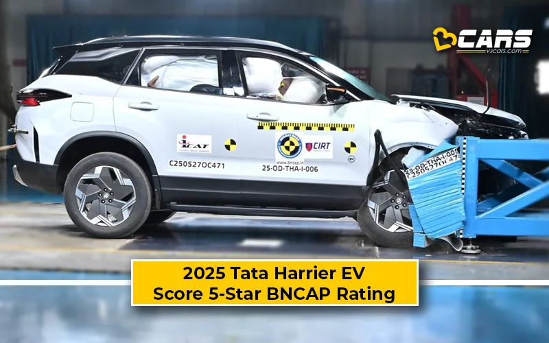 2025 Tata Harrier Scores 5-Star Bharat NCAP Rating