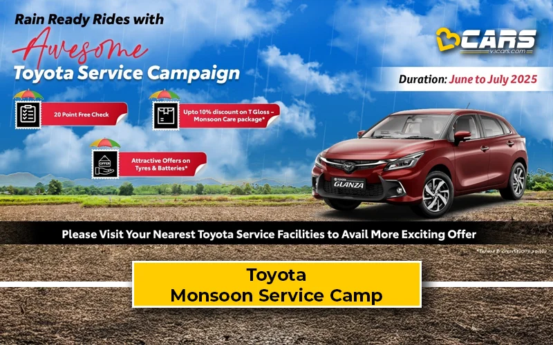 Toyota Launched Monsoon Service Camp In South India