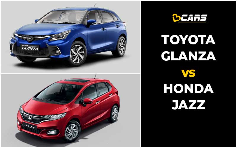 Toyota Glanza Vs Honda Jazz