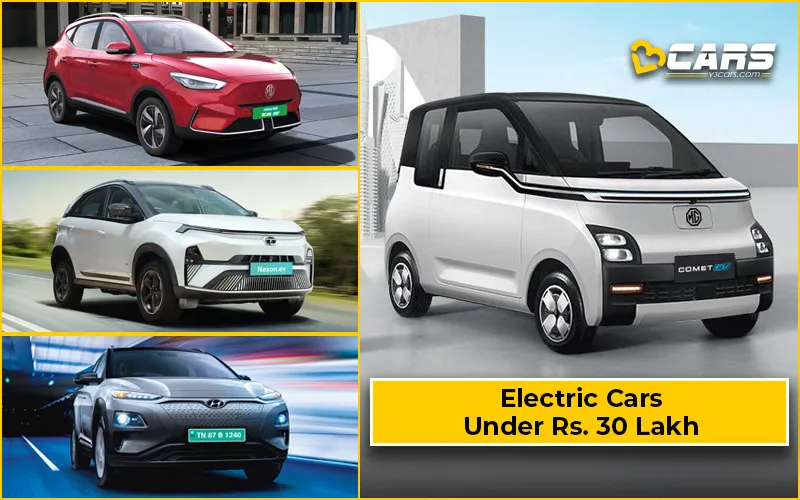 EVs Sold In India Under Rs. 30 Lakh