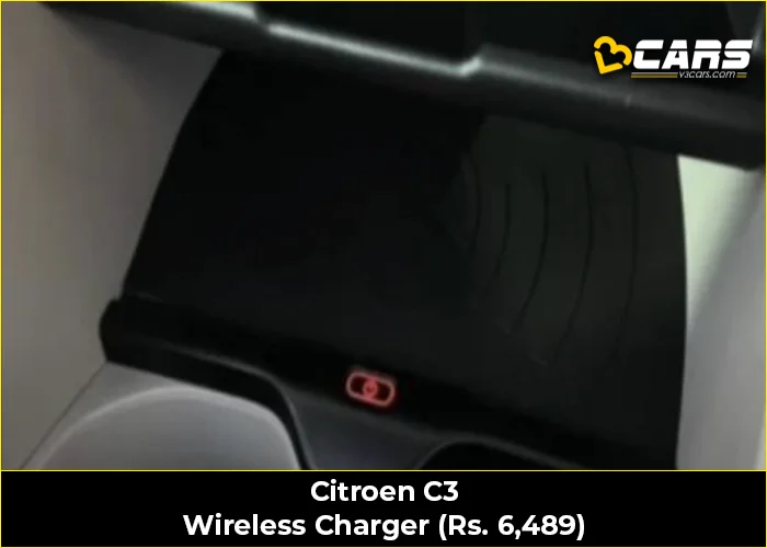 Citroen C3 Wireless Charger (Rs. 6,489)