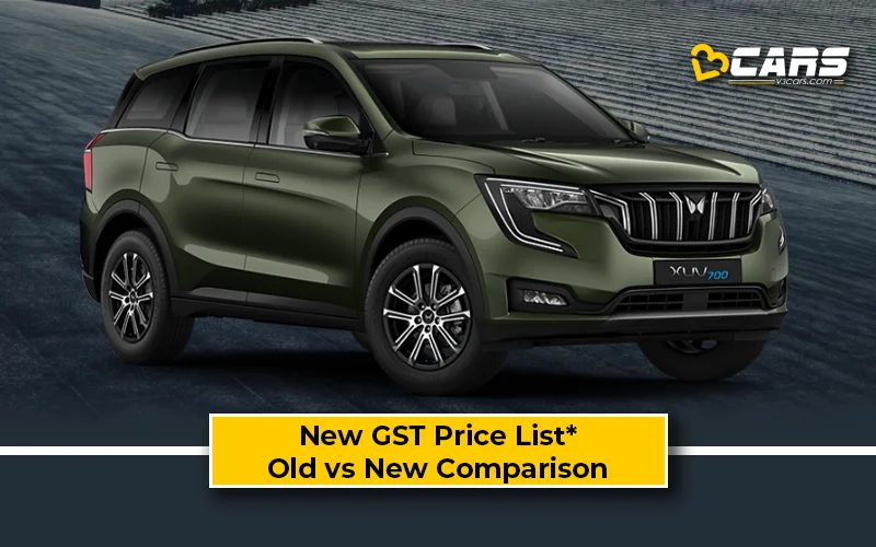 Mahindra XUV700 — New GST Rate List & Old vs New Comparison (Tentative Prices; Sep 22)