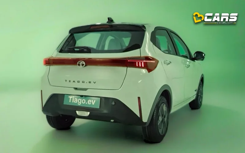 2026 Tata Tiago EV Facelift Rear Exterior Design