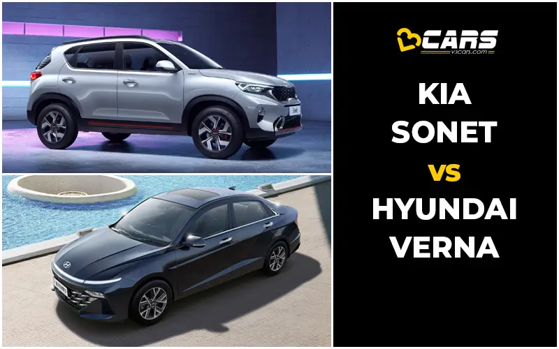 Kia Sonet Vs Hyundai Verna