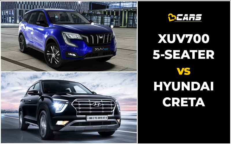 Mahindra XUV700 5S Vs Hyundai Creta
