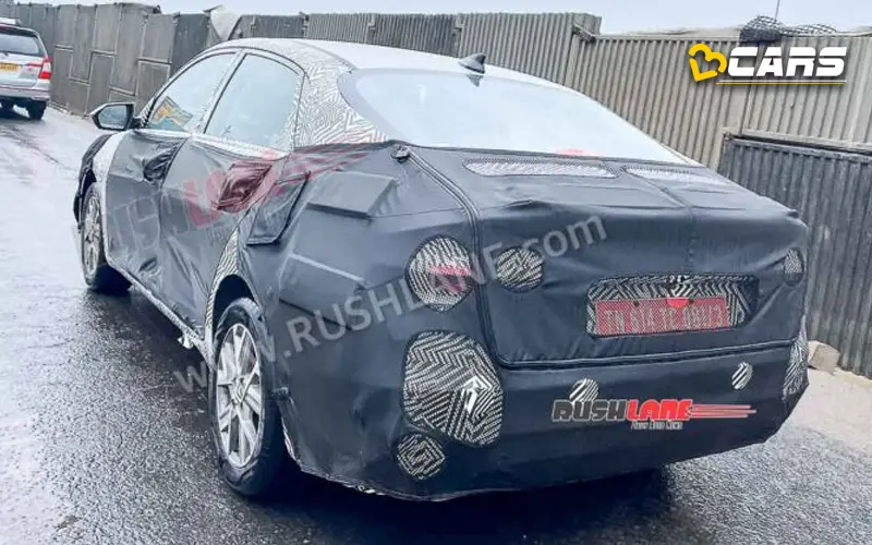 Next gen hyundai verna twin screen spied