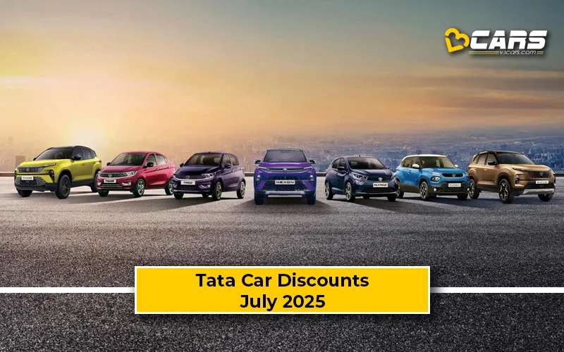 July 2025 — Tata Altroz, Tiago, Tigor, Nexon, Harrier Discount Offers