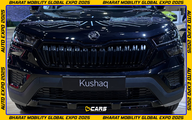 Auto expo 2025 skoda kushaq black edition revealed