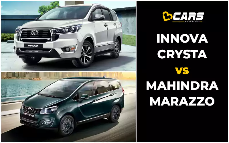 Toyota Innova Crysta Vs Mahindra Marazzo
