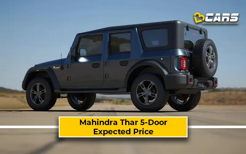 Mahindra Thar 4WD 5-Door Expected Price With Logic