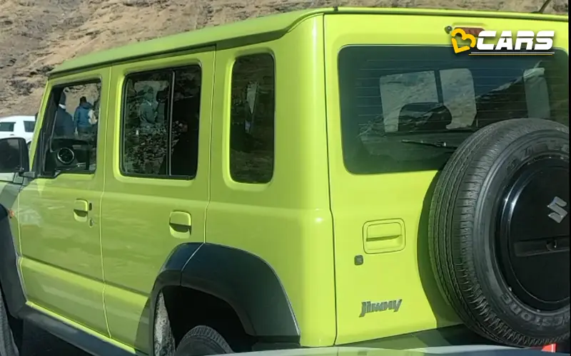 Production ready maruti suzuki jimny 5 door spotted