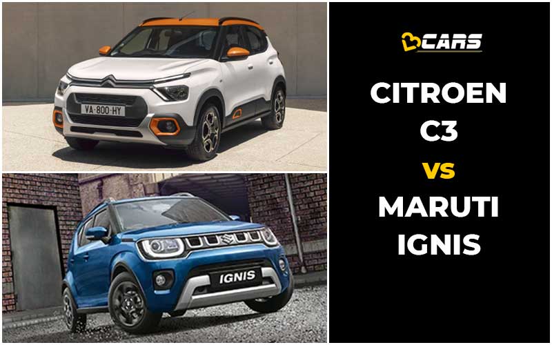 Citroen C3 Vs Maruti Suzuki Ignis