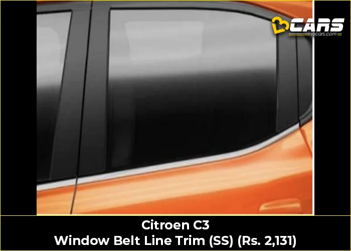 Citroen C3 Window Belt Line Trim (SS) (Rs. 2,131)