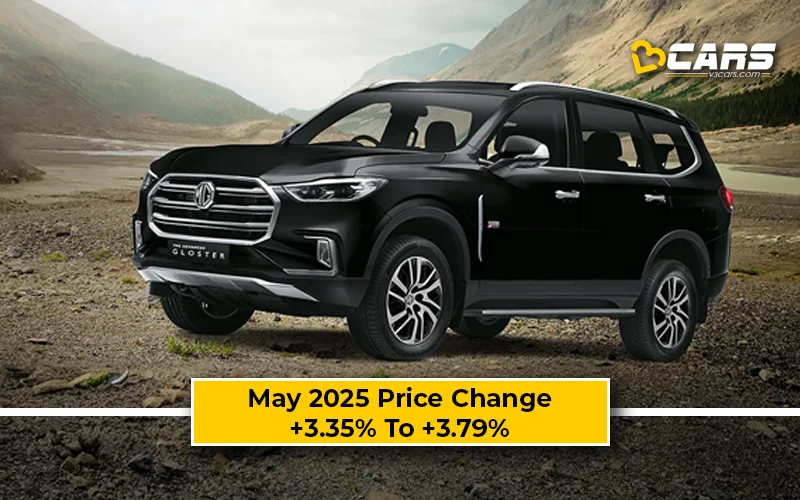 Scoop: May 2025 MG Gloster Price Change — Hiked By Up To 1.50 Lakh