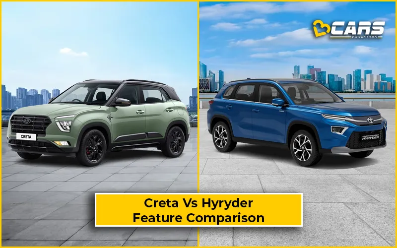 Hyundai Creta Vs Toyota Urban Cruiser Hyryder