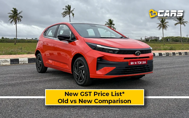 Tata Altroz — New GST Rate List & Old vs New Comparison (Tentative Prices; Sep 22)