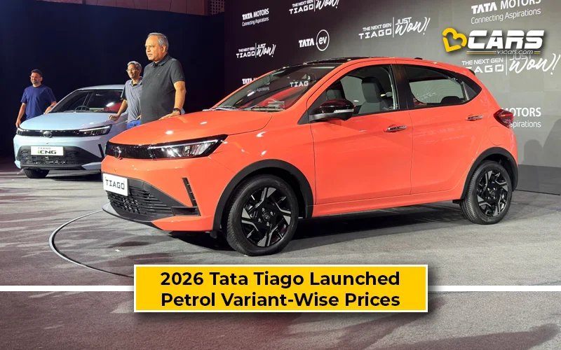 2026 Tata Tiago Petrol Variant-Wise Prices Revealed