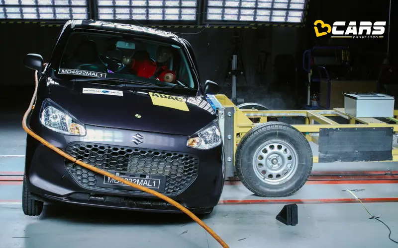 Maruti suzuki alto k10 scores 2 star rating in global ncap crash test