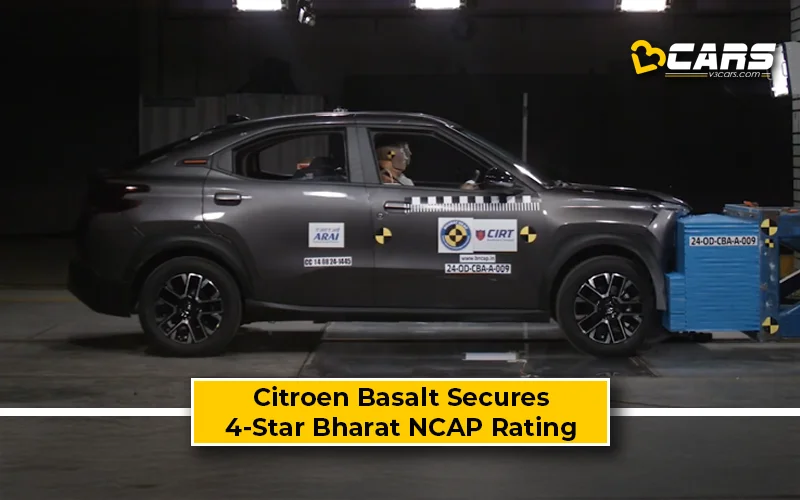 2024-Citroen Basalt Scores 4-Star Bharat NCAP