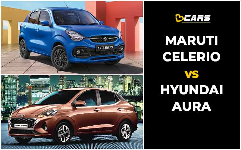 Maruti Suzuki Celerio Vs Hyundai Aura